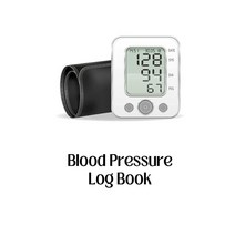 Black and White Blood Pressure Monitor Book to Track Blood Pressure Readings: Blood Pressure Log Boo