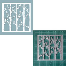 목형 가죽재단 DIY 패턴 커터 프레스 절곡 철판 가죽공예 도구장식용 민들레 공예 종이 다이 컷 diy 수제 금형 스크랩북 카드 만들기 스텐실 new embossing dies, 1003