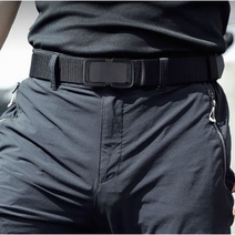 스트롱 밀리터리 벨트 1+1 남성벨트 허리띠, 블랙+블랙