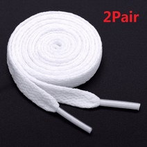 길이 80cm ~ 120cm 둥근 신발끈 신발 끈 코드 로프 파란색 보라색 빨간색 여러 색상 블랙 화이트, 2Pair_100cm