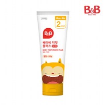 비앤비 베이비치약 겔형(딸기향) 60g(4개월-4세) 유아치약