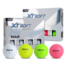 [VOLVIK] 볼빅 XT 소프트 3피스 우레탄 골프공, 볼빅 XT 소프트_컬러 1더즌