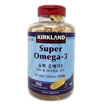 커클랜드 슈퍼 오메가3 1229mg x 180캡슐, 180정, 1개