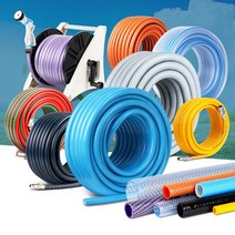 SK511고압 물호스연결 pvc 고무호수 수도꼭지 호스릴 편사 농업용 투명, 타카호스 50