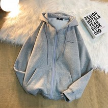 스노우 보드 톨티 후드 스웨터 남자 가을 한국 스타일 유행 학생 지퍼 재킷 브랜드 하이 스트리트 게으른 바람 플러스 양털 가디건