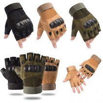 밀리터리 레저 테크니컬 너클 전술 반장갑