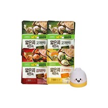얇은피육즙만두 혼합 8봉 (김치4개+육즙4개), 얇은피만두 3종 8봉 (고기4봉+김
