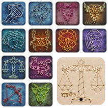 아기자기우드 별자리 스트링아트 12종 (12cm) 팬시우드 DIY, 8. 처녀자리(C) -A57-0054(실 미포함)