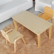 토리 원목 초등 오리지널의자 직사각 책상세트 8-10세, 초등 직사각 내추럴 책상 / 오리지널의자 내추럴＋연두