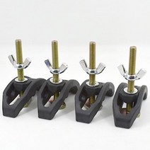 명품목공기계보우 플레이트 세트 CNC 조각 기계 부품 압력 클램프 고정 장치 T-슬롯 작업 테이블 밀링 8, 01 4pcs