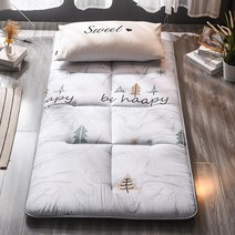 벙크배드 매트리스 토퍼 대학생 기숙사 0.9 * 1.9 싱글 90x190cm 사계절 침대 이층, 08_100×200cm