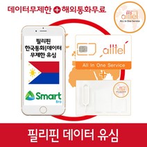 필리핀유심 스마트 SMART 세부 보홀 보라카이 해외여행 인천 김해 대구 공항유심, 60일_24GB(5G지원), 1개