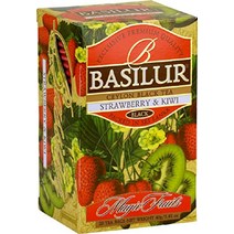 바실루르 버라이어티 팩 과일차 Magic Fruits Collection 4 Varities of Fruits teas, 1개(1팩), Strawberry   Kiwi