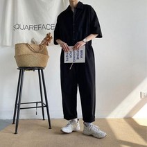 남자점프수트 남성 남자의 점프 슈트 여름 패션