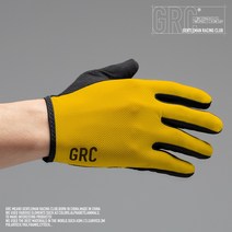 GRC 자전거 장갑 남성과 여성을위한 검은 S-L, L, 감귤류 노란색