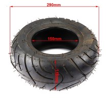 atv타이어부품 4륜오토바이타이어 4륜바이크타이어 6 인치 진공 타이어 13x5.00-6 튜브리스 타이어 135.00-6 접이식 자전거 스쿠터 미니 이동 카트 atv 쿼드 먼지, b