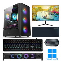 포유컴퓨터 모니터 풀세트 게이밍 조립 컴퓨터 PC 본체 최신 고사양 윈도우 롤 배그, 16번_에디션, 06. 선택없음