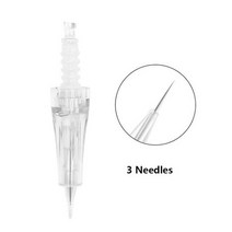 오토 MTS 니들 카트리지 닥터펜 교체 용 Dr. Pen Ultima N2/M5/M7/E30 MTSpen Microneedling 스킨 케어 111795, 3 바늘 (1pc)_해외