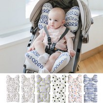 [보니타베베] 드림 사계절 유모차시트 - 패턴디자인, 디자인:블루 웨이브