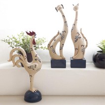 고양이 닭 강아지 장식품 펜션 풀빌라 거실소품 카페