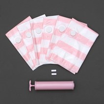 키알리 의류 압축팩 이불 압축팩 진공 압축백 지퍼백 총 6p 세트 (60x80)