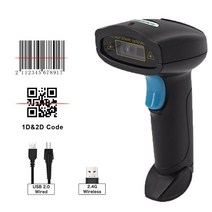 바코드스캐너 QR코드 리더기 Bluetooth 무선 1D 2D 인벤토리 POS 터미널, 중국, HBA-U2W- 블루투스