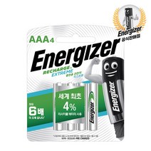 에너자이저 충전용 충전지 AAA 4입, 1개