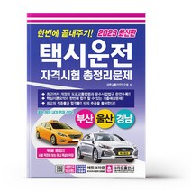 2023 한번에 끝내주기 택시운전자격시험 총정리문제 부산.울산.경남 (8절), 없음