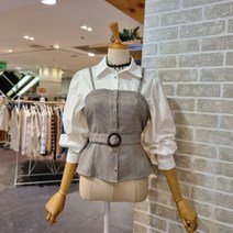 레코브 뷔스티에 벨트 블라우스(LC31BYBL562B)