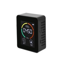 실내 공기질 측정기 농도 휴대용 산소 습도 공기 이산화탄소 미세먼지 CO2 모니터 감지기 온실 창고 품질 온도 모니터 빠른 측정 미터 77, 협력사, tla008001-a