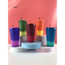 도자기컵 카페머그컵 스텐 내열 재 가능한 플라스틱 커피 컵 473ml 16oz, B 2_401-500ml