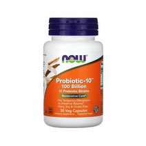 나우 푸드 프로바이오틱스-10 유산균 리스토러티브 케어 1000억 유산균 베지 캡슐 30개입 Probiotic-10 Restorative Care 100 Billion
