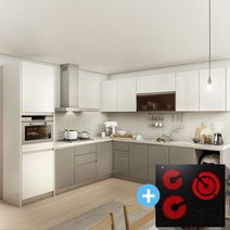 리바트키친 올리빈 4.0m(ㄱ자/전기쿡탑), 없음