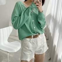 라니스트 봄신상 파스텔컬러 기본 가디건