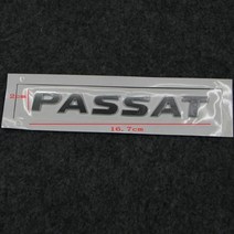 자동차 차량용 신형 엠블럼 Passat b5에 적용 B6 b7l b8l 트렁크 레터링 후면 로고 ABS 도금 은색, PASSAT 2