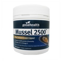 굿헬스 초록홍합 머슬 2500 뉴질랜드 초록잎홍합 푸른홍합 300캡슐 goodhealth Mussel, 1개