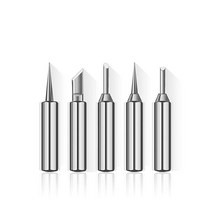 Yidab 납땜인두 팁 5피스 900M 시리즈 Hakko 936 Yihua 937 907 X-Tronic Vastar Sywon 납땜 스테이션 무연 환경 보호15535