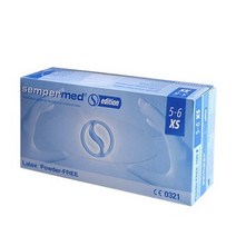 홀스팜 Sempermed EDITION 라텍스 장갑 XS, 2개, 100개