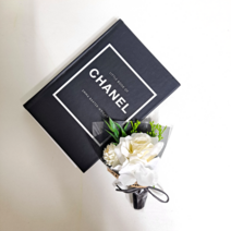 Fondant Flower 미니조화꽃다발 납골당 미니꽃다발 미니미니 꽃다발, 크림 장미