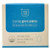 함소아제약 건강더함 알티지오메가3 (30일분), 60정, 8박스
