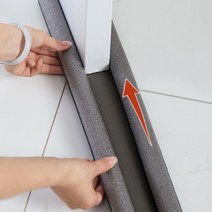 현관 틈막이 바람막이 문방풍 방문틈막이 월동 문틈바람, 그레이