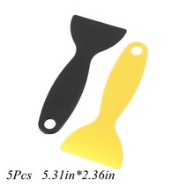 5Pcs 3D 프린터 부품 SLA DLP 수 지 특별 한 도구 세트 플라스틱 삽 제거 수 지 탱크에 대 한 검은 스페이드 주걱, YELLOW