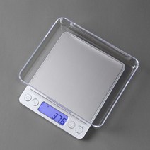 가정용 주방 전자 저울 디지털 계량 0.1 그람 단위 0.1g - 1kg 실버 11x13cm, 상세 참조, 상세 참조, 상세 참조