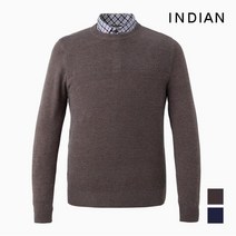 인디안 INDIAN 솔리드 셔츠 레이어드_MIEBPWF8401