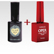 (제이뷰티)지젤리 베이스젤14ml+오빠탑젤10ml+아이딜우드화일 (옵션필수확인), 지젤리+오빠탑젤+아이딜우드화일4개