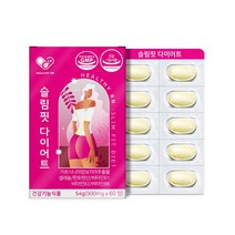 헬씨알앤 슬림핏 가르시니아 캄보지아 다이어트 체지방감소 900mgx60정, 60정, 1통
