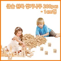 나sksnsn_큰솔교육 큰1cm쌓기나무200pcs 큰1cm정육면체200pcs 소마큐브 카프라 펜토미노 가베 원목 블록 쌓기 쌓기놀이 완구 놀이방 교구 어린이집 세♥hapyyto, ♥hapyyto