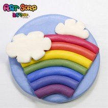 (FJ) 쪼물락비누 아트솝 무지개 5인용, 상세페이지 참조