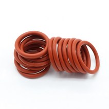 고무오링 패킹 실리콘 오링 고무링 VMQ-O 링 씰 개스킷 두께 CS 3mm OD 10 ~ 70mm 실리콘 고무 절연 방수, 03 OD 12mm_01 빨간_01 3mm