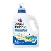 슈가버블 친환경 세탁세제 버블샥 3.4L, 단품